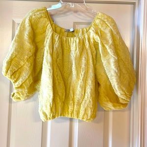 Zara brand, soft yellow! Attractive and feminine